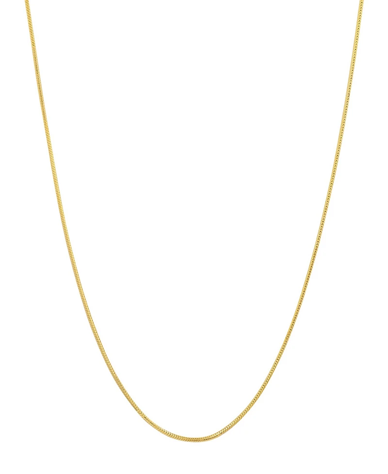 Steeltime Women's 14K Gold Plated Snake Chain Necklace