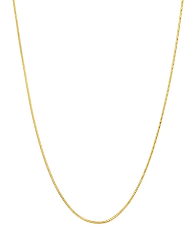 Steeltime Women's 14K Gold Plated Snake Chain Necklace