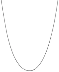Steeltime Women's Sterling Silver Snake Chain Necklace