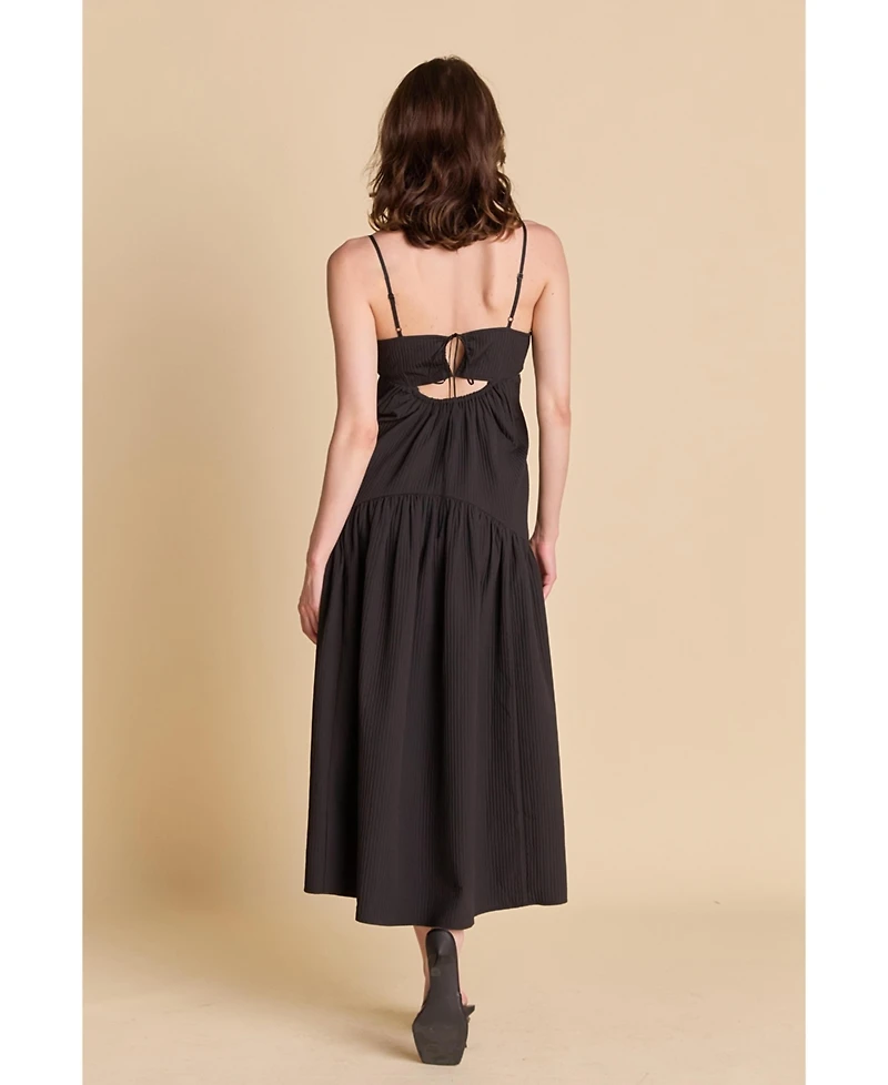 endless rose Women's Textured Maxi Dress