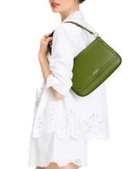 Kate Spade New York Hudson Pebbled Leather Flap Small Shoulder Bag