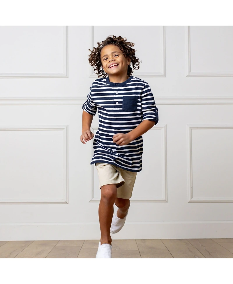 Hope & Henry Toddler Boys Uniform Stretch Chino Short