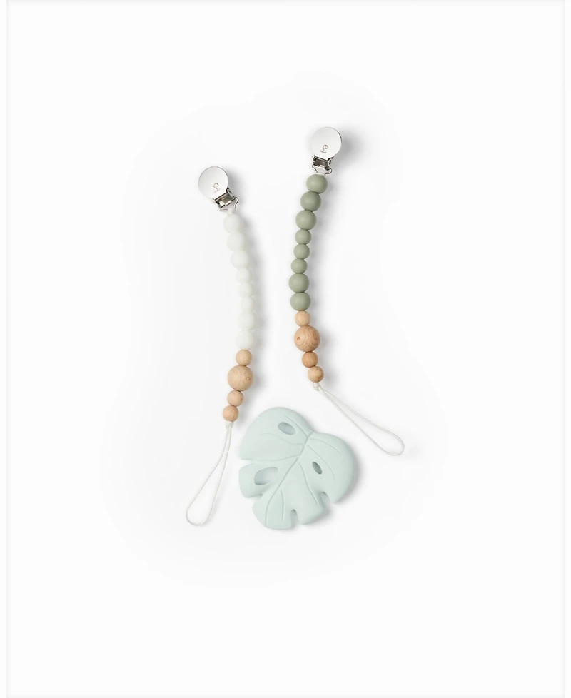 Loulou Lollipop Baby Leaf Design Soothing Bundle