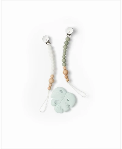 Loulou Lollipop Baby Leaf Design Soothing Bundle
