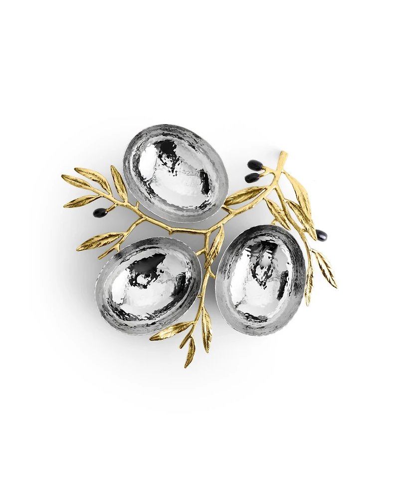 Michael Aram Olive Branch Triple Dish