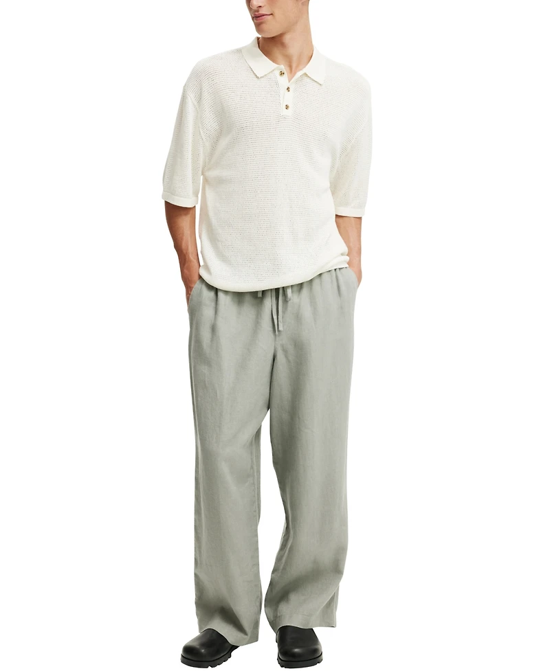 Cotton On Men's Knitted Polo Shirt