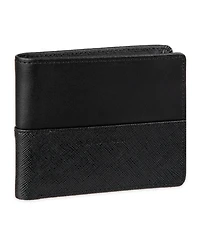 Calvin Klein Men's Rfid Overlapping Saffiano Slimfold Wallet
