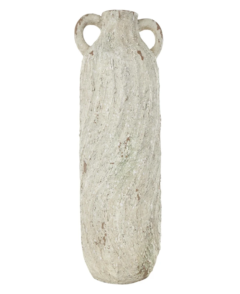 Rosemary Lane Magnesium Oxide 22" Contemporary Vase