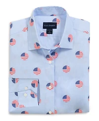 Scott Barber Men's Flag Dot Jacquard, Blue
