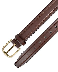 Club Room Men's Cut Edge Trapunto Stitched Casual Belt