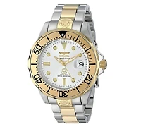 Invicta Men's Pro Diver Automatic 3 Hand Silver Dial Watch