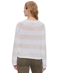 Sanctuary Women's Textured Raglan Crewneck Sweater
