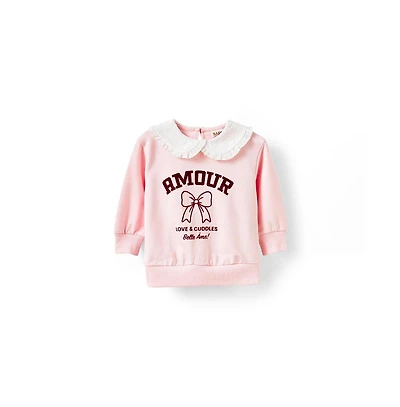 Cotton On Baby Boys Claire Broderie Collar Top