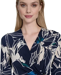 Calvin Klein Women's Twisted Long-Sleeve Sheath Dress
