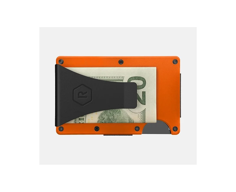 The Ridge Men's Ridge Wallet - Basecamp Orange - Money Clip