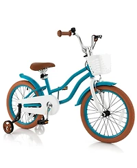 18 Inch Kids Bike Kids Bicycle with Adjustable Seat and Removable Basket