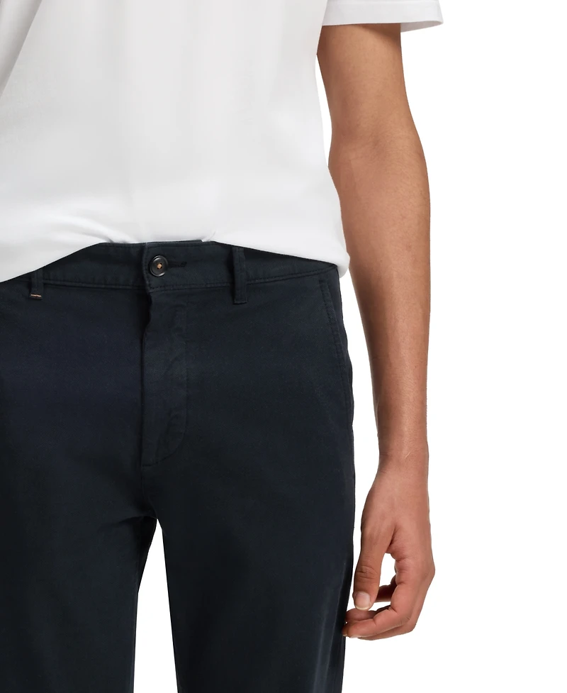 Boss by Hugo Men's Stretch-Cotton Dobby Slim-Fit Pants