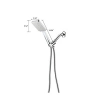 Rainsken Chrome high pressure multi function with hand held shower faucet