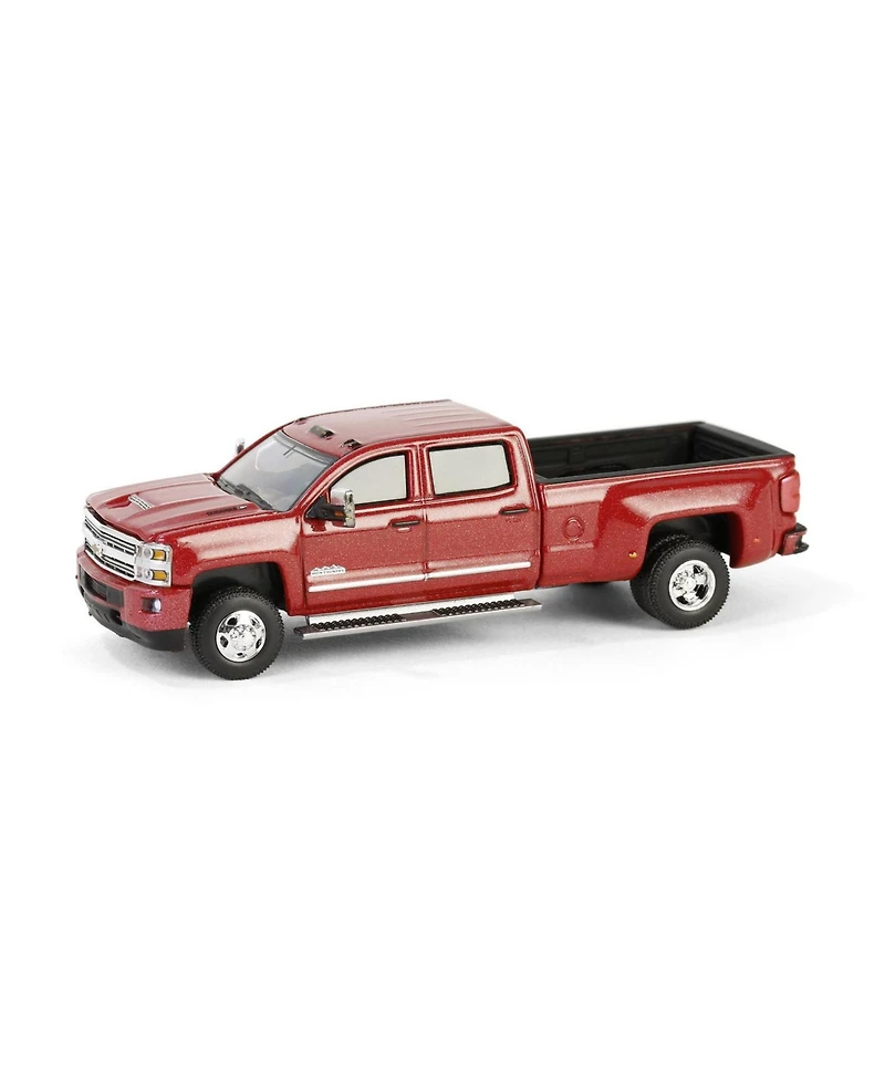 1/64 2018 Silverado 3500 Hd Dually High Country Red Metallic Dually Drivers