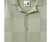 Cotton On Little Boys Little/Big Knitted Short Sleeve Shirt