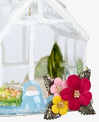Holiday Lane Eclectic Charm Glass Greenhouse Ornament, Macy's Exclusive