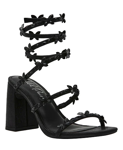 Wild Pair Women's Strappy Block Heel Evening Sandals, Exclusively at Macy's