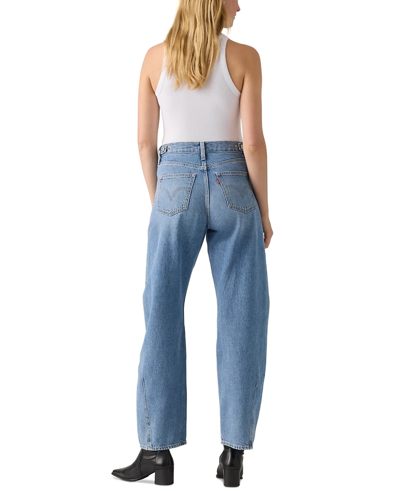 Levi's Women's Cinch High-Rise Barrel-Leg Jeans