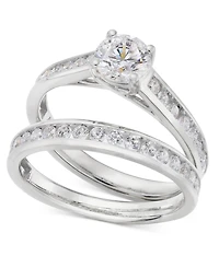 Diamond Bridal Set (1 1/2 ct. t.w.) 14k White or Yellow Gold