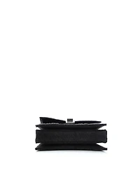 Pre-Owned Balenciaga Small Crush Chain Flap Bag Quilted Denim
