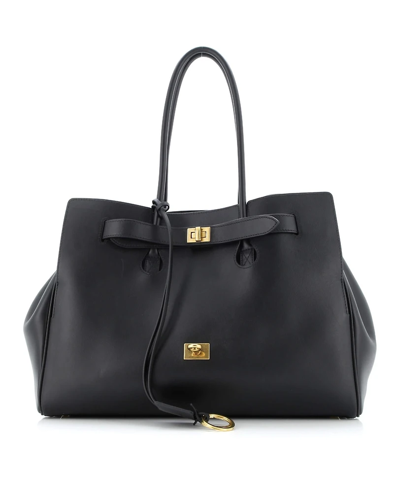 Pre-Owned Balenciaga Medium Bel Air Carry All Bag Leather