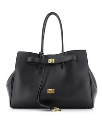 Pre-Owned Balenciaga Medium Bel Air Carry All Bag Leather