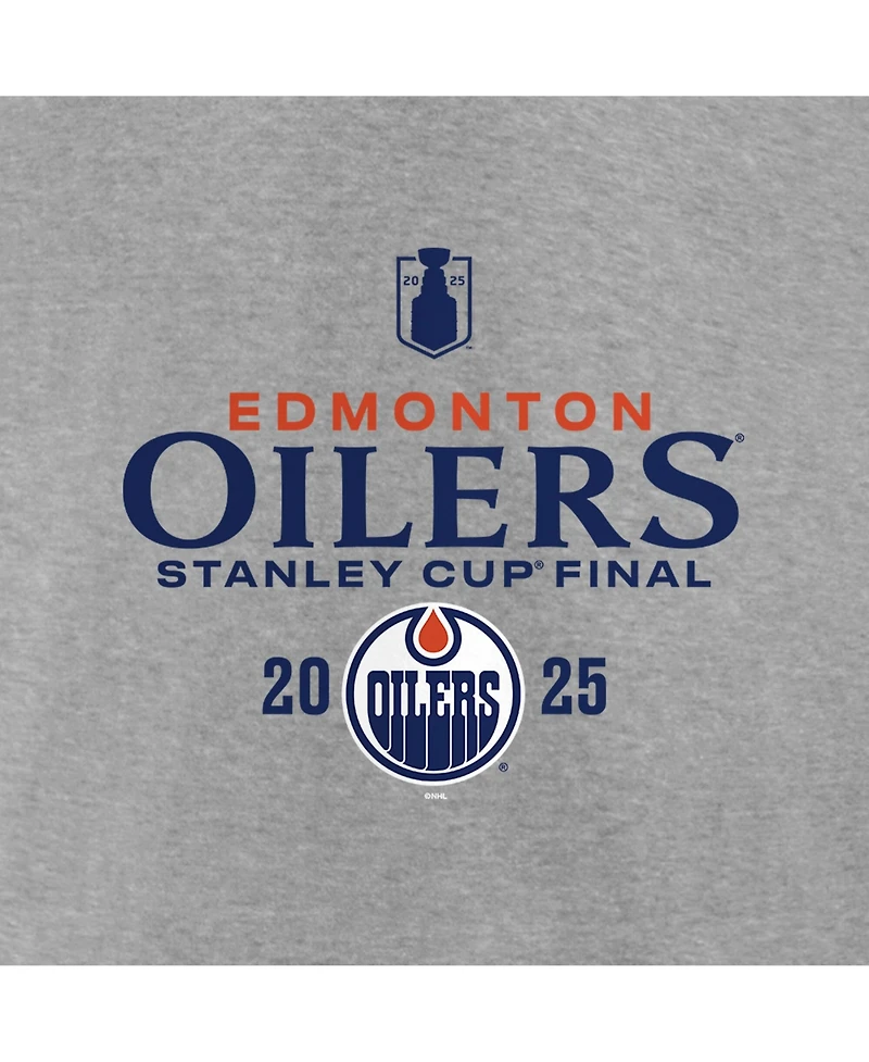 Fanatics Men's Steel Edmonton Oilers 2025 Nhl Stanley Cup Playoffs Roster T-Shirt