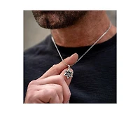 Vincero Star of David Pendant – Stainless Steel, Silver Finish