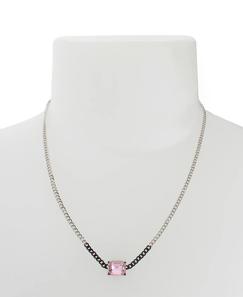Steve Madden Punk Romance Stone Pendant Necklace