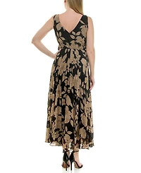 Taylor Women's Sleeveless Chiffon A-Line Dress