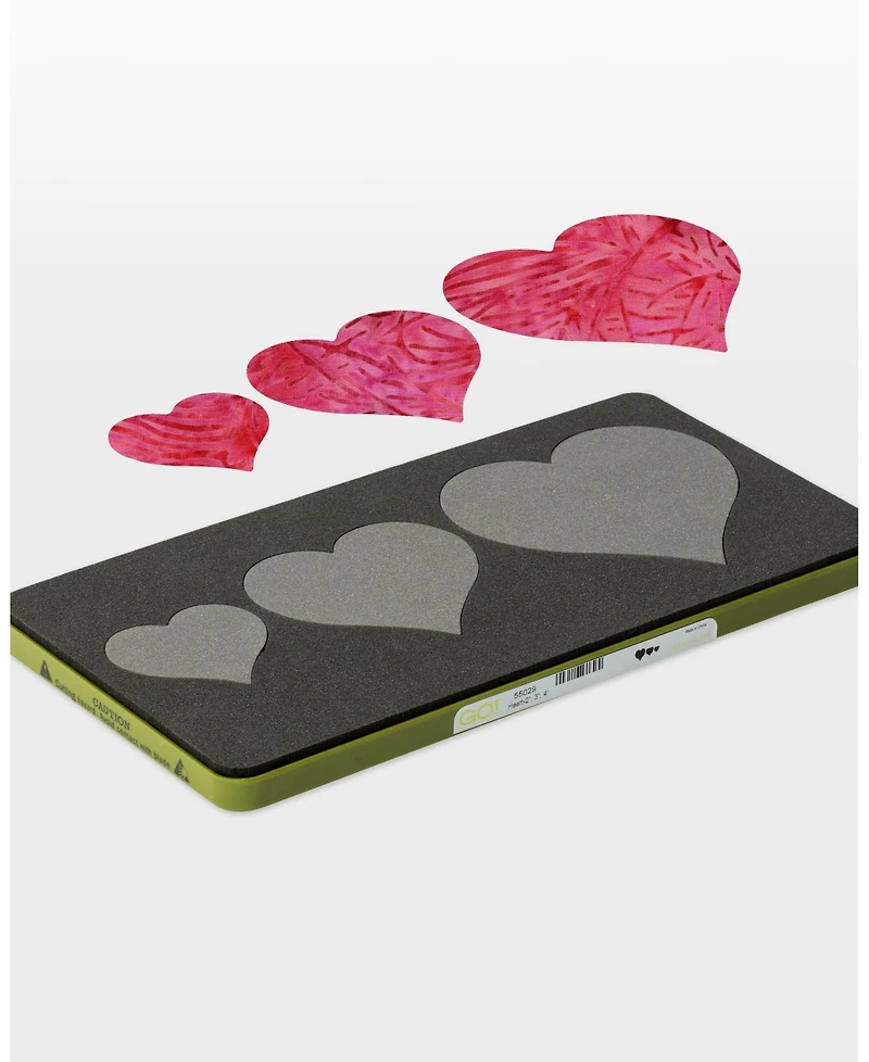 Accuquilt Go! Heart-2", 3", 4" Die