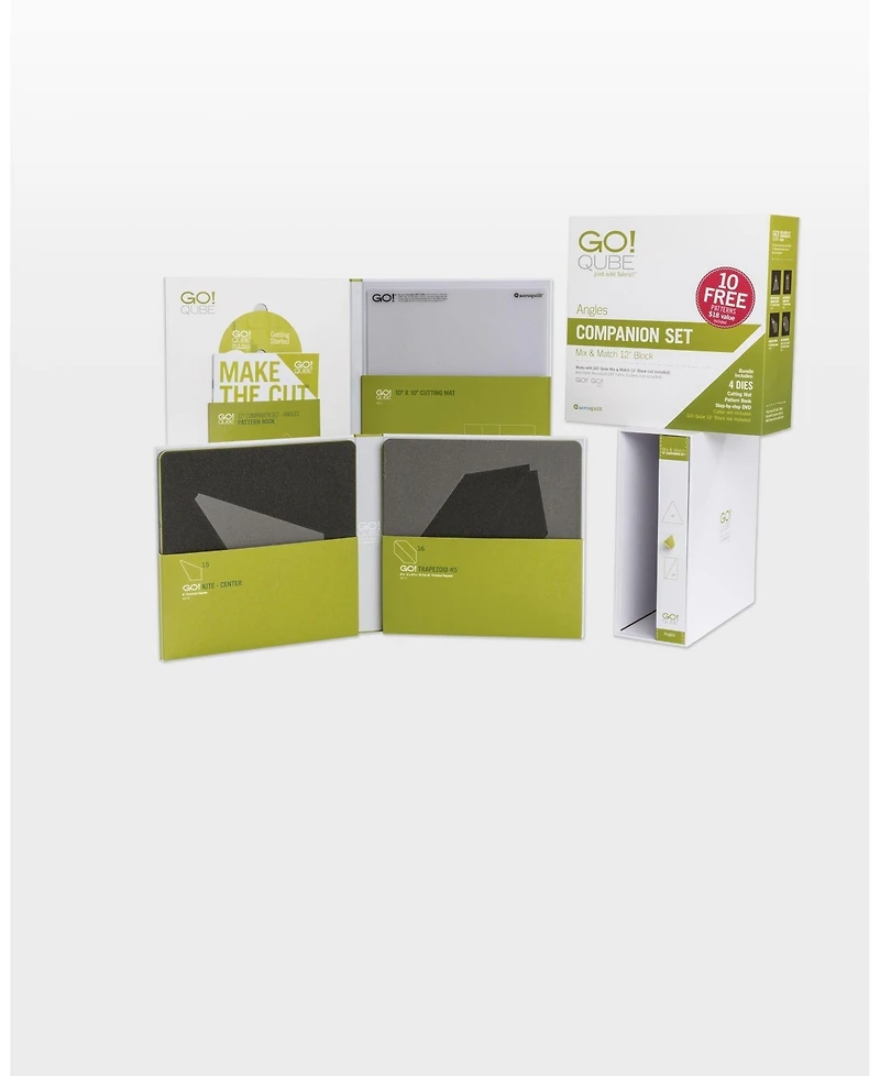 Accuquilt Go! Qube 12" Companion Set-Angles