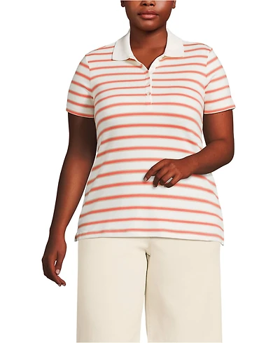 Lands' End Plus Supima Cotton Polo Shirt
