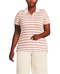 Lands' End Plus Supima Cotton Polo Shirt