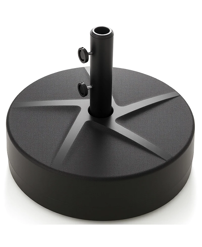 Patio Umbrella Base and Sand Fillable Market Table Umbrella Stand