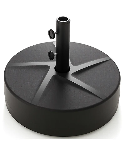 Patio Umbrella Base and Sand Fillable Market Table Umbrella Stand