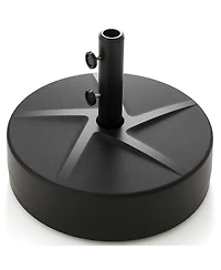 Patio Umbrella Base and Sand Fillable Market Table Umbrella Stand