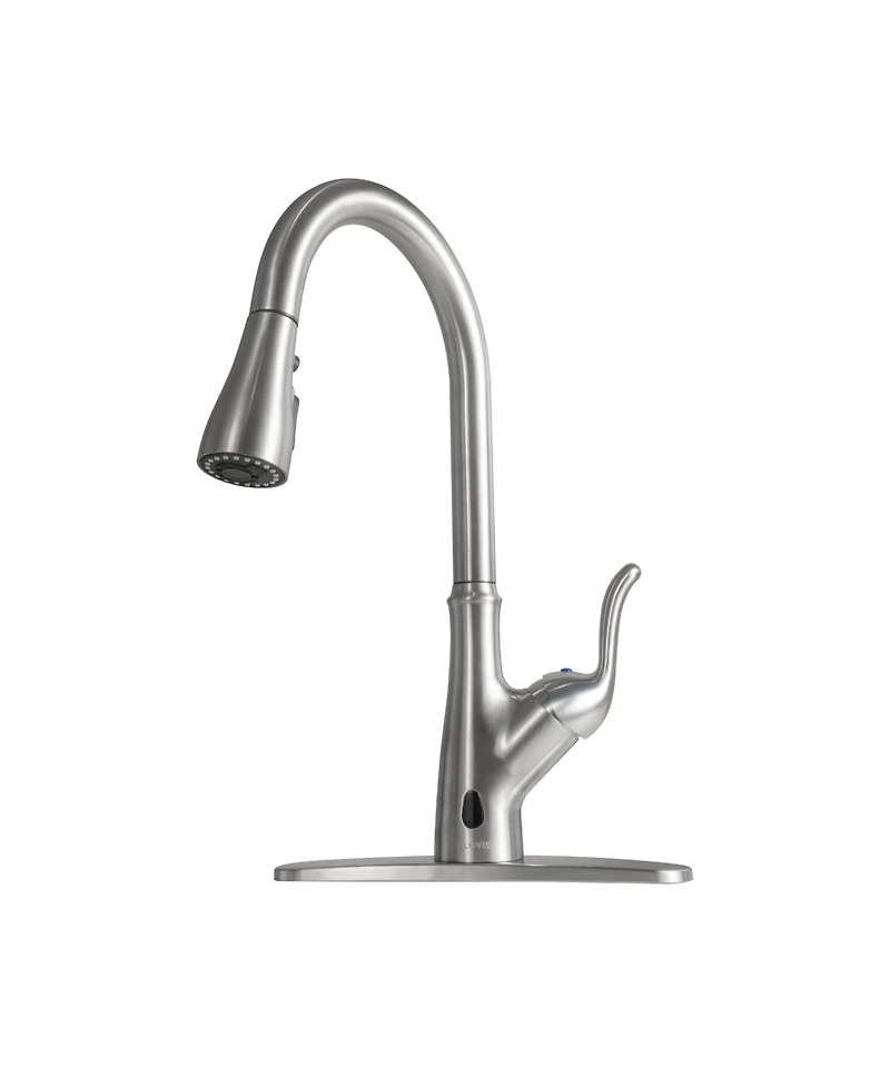 Pull Down Touchless Single Handle Kitchen Faucet