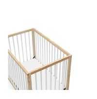 Graco Teddi 4-in-1 Convertible Mini Crib - Natural with White