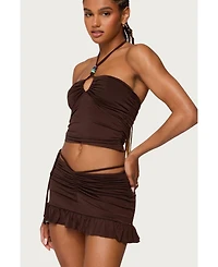 Edikted Women's Koda Bead Halter Top