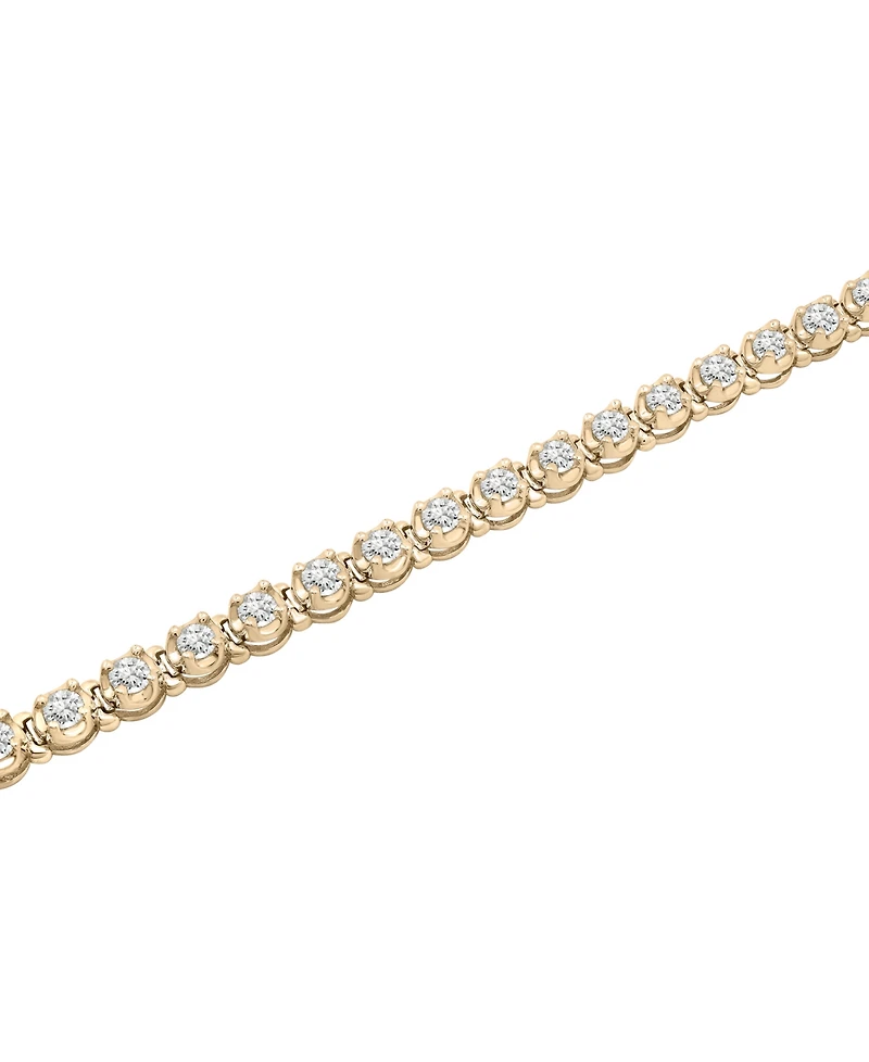 Diamond Bracelet (3 ct. t.w.) 14k White Gold or Yellow Gold, Exclusively at Macy's
