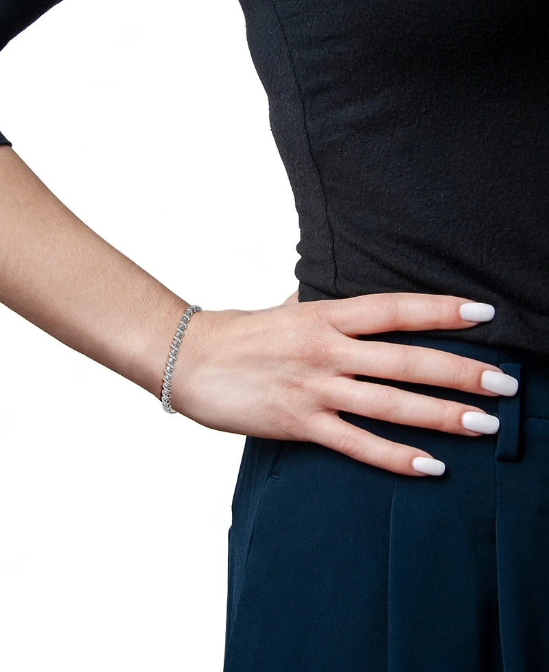 Diamond Twist Bracelet (2 ct. t.w.) 14k White Gold or Yellow Gold, Exclusively at Macy's