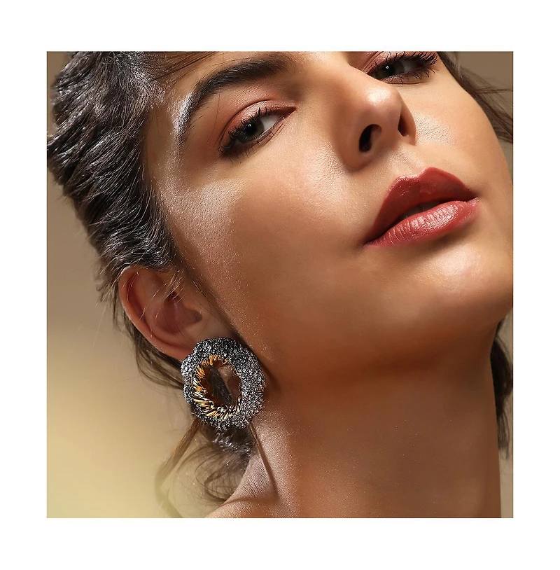 Sohi Women's The Jingle Stud Earrings