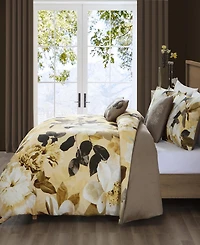 Bebejan Zayra Bedding 100% Cotton Sateen 5 Piece King Size Reversible Comforter Set
