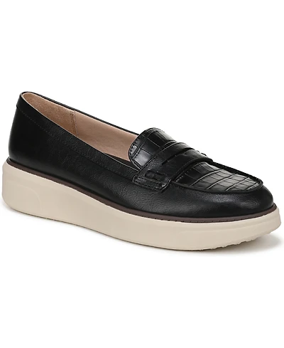 LifeStride Women's Chelsea Round Toe Platform Penny Loafers
